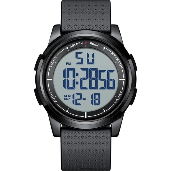 ⚡Ultra Thin Minimalist Sports Waterproof Digital Watches Men with Wide Angle - Picture 1 of 7